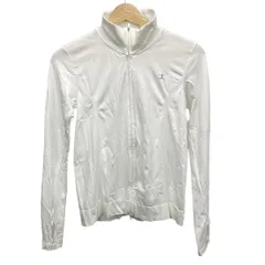DANSKIN(ダンスキン) ブルゾン サイズM レディース - 白 長袖/ジップアップ/春/秋