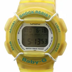 カシオ CASIO ベビージー BABY-G 腕時計 ウォッチ クォーツ デジタル カレンダー付き 黄 イエロー BG-210 ■GY18 /MQ