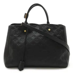 LOUIS VUITTON ルイ ヴィトン モノグラムアンプラント モンテーニュGM ハンドバッグ トートバッグ 2WAY ショルダーバッグ ノワール ブラック M41069