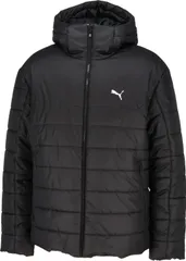 プーマ PUMA ESSフーデッド パデッドJKT ジャケット アウター ジャンパー フード フーディー 上着 メンズ 男性 保温 防寒 耐久 デイリー 快適 ロゴ ワンポイント  690959 01 PUMABLACK