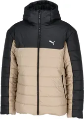 プーマ PUMA ESSフーデッド パデッドJKT ジャケット アウター ジャンパー フード フーディー 上着 メンズ 男性 保温 防寒 耐久 デイリー 快適 ロゴ ワンポイント  690959 55 ICECOFFEE