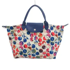 ロンシャン LONGCHAMP ルプリアージュネオ ハンドバッグ ショルダー 2WAY ナイロン 白系 /UO ■GY18