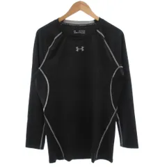 アンダーアーマー UNDER ARMOUR タグ付き ヒートギア コンプレッションLS 長袖 Tシャツ 4XL アンダーシャツ 黒 ブラック 1257471 /GV