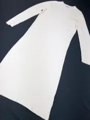 DOUX ARCHIVES ドゥアルシーヴ 長袖 ロング ニット ワンピース sizeM/アイボリー ◇■レディース