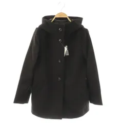 エムケー ミッシェルクラン MK MICHEL KLEIN フーデッドコート フーデッドジャケット 38 黒 ブラック フード付き /ESのサムネイル