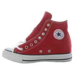 コンバース CONVERSE ALLSTR IN HEEL HI スニーカー ハイカット インヒール キャンバス US4 レッド 5CK604 /YO13