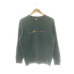 コンバース CONVERSE スウェット プルオーバー 長袖 L グリーン /HK ■OS ■GY39 ■AX