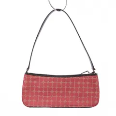 ケイトスペード KATE SPADE ハンドバッグ 総柄 キャンバス レザー ピンク /BM