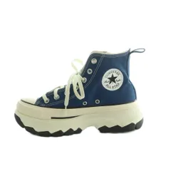 コンバース CONVERSE ハイカットスニーカー シューズ 厚底 US5 24.0cm ブルー 青 1SD979 /MI