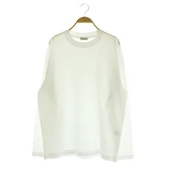 B&Y ユナイテッドアローズ BEAUTY&YOUTH ビューティー&ユース PLUTINUM ポンチ クルーネック カットソー 長袖 ロンT M ホワイト /MY ■OS