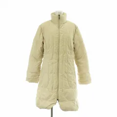 モンクレール MONCLER ダウンコート アウター ロング ハイネック ジップアップ 2 L アイボリー G32-003 D90-201 /XZ ■GY11