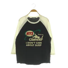 ヒステリックグラマー HYSTERIC GLAMOUR HG MEDICINE 七分袖Tシャツ プリント M ブラック /MY ■OS ■SHのサムネイル