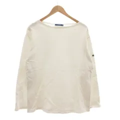 セントジェームス SAINT JAMES カットソー Tシャツ 40 長袖 無地 コットン 白 ホワイト /NU