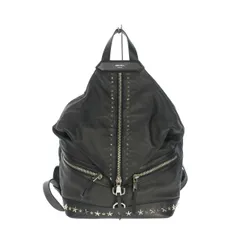 ジミーチュウ JIMMY CHOO スタッズ レザーバックパック リュック ディパック バッグ 鞄 ブラック 黒のサムネイル