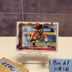 2025 Topps Elly De La Cruz Cincinnati Reds Holiday カード