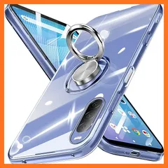 【新品】 Zabarsii Xperia 10 III / 10 III lite 用の ケース リング 透明 SO-52B SOG04 用の カバー xperia10iii スマホケース クリア tpu 耐衝撃 シリコン 薄型 スタンド機能 車載ホルダー 1