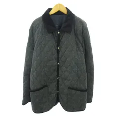 ビサルノ VISARUNO キルティングジャケット ブルゾン 衿 コーデュロイ L グレー 1010 ■YHS6