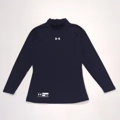 ジュニア 野球 アンダーシャツ ジュニア ヒートギア アーマー コンプレッション 長袖インナー シャツ 1343026 ネイビー 160cm