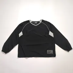 ジュニア　WINDSHELL 長袖Vネックシャツ RK8502 ブラック 160cmのサムネイル