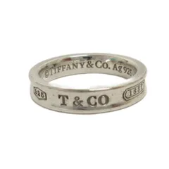 ティファニー TIFFANY & CO. 1837 ナローリング 指輪 Ag925 3.5g 約9号 シルバー アクセサリー