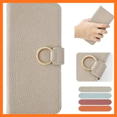 【新品】 MAGICASE For iPhone 15 ケース 手帳型 おしゃれ リング付き アイフォン 15 ケース 手帳型 かわいい 女性 あいふぉん 15 ケース シンプル 美しい 財布型 アイホン 15 ケース エレガント 人気 ストラップホール付き 