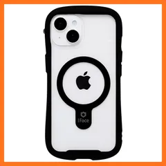 【新品】 【 限定】iFace Reflection MagSynq iPhone 15/14/13 ケース MagSafe 対応 クリア 強化ガラス (ブラック)【エコPKG】【 アイフェイス アイフォン15 14 13 スマホケース iphone カバ 1