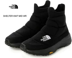 ノースフェイス シェルター ニット ミッド ウォーターレペレント THE NORTH FACE SHELTER KNIT MID WR TNF BLACK/TNF BLACK nf52243-kk 撥水 VIBRAM アウトドア