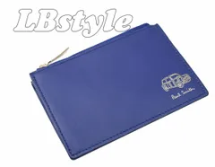 ポールスミス 　小銭入れ財布　 ポールスミス カードケース　 Paul Smith 　キーホルダー付き　ミニエンボス牛革　ファスナー　財布　カードケース