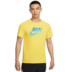 ナイキ NIKE ナイキ ラン エナジー マイラー S/S トップ 陸上 ランニング ウェア プラクティスシャツ 半袖  (HJ3565-718)、(718)ライトニング