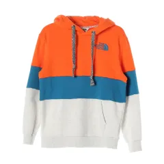 THE NORTH FACE ザノースフェイス ホワイトレーベル カラーブロック フーディー Tシャツ オレンジ