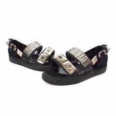 トーガ TOGA 23SS Sneakers Sandal スニーカーサンダル 37 ブラック 黒 AJ664のサムネイル