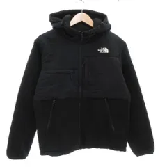 ザノースフェイス THE NORTH FACE DENALI HOODIE デナリフーディ フリース ジャケット フード ロゴ M 黒 ブラック /AE