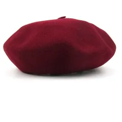 カンゴール ベレー帽 ウール イギリス製 帽子 ブランド レディース ワインレッド KANGOL 【中古】