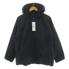 クロコダイル CROCODILE ジャケット 1604-15404 スタンドカラー フード 撥水加工 ストレッチ ジップアップ ロゴ ネイビー 紺 M