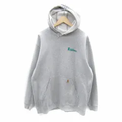 カーハート carhartt HOODED PULLOVER MIDWEIGHT SWEATSHIRT パーカー 無地 裏起毛 XL グレー K121-HGY /SY27 ■GY01