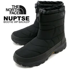 ザ ノース フェイス ヌプシ ブーティー WP バックジップ ブラック THE NORTH FACE NUPTSE BOOTIE WP BACKZIP TNF BLACK/TNF BLACK nf52577-kk