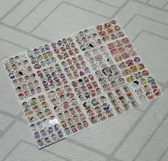 無重複 クレヨンしんちゃん キャラクター クリア ステッカー 韓国雑貨 文房具 包装用品 安価