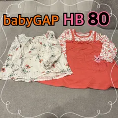 ベビーギャップ ホットビスケッツ ブラウス ロンT ワンピース 女の子 80