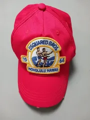 ディースクエアード2 レッド ベースボールキャップ