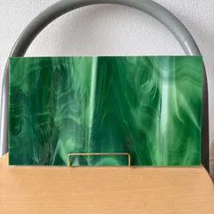 はなちゃん様　おまとめページ　ステンドグラス　ガラス板　材料　端材　グラデーション　グリーン　ホワイト