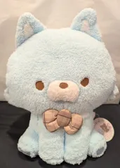 システムサービス チャイロイコグマのぎゅ～っとぬいぐるみ おすわりぬいぐるみXL アオイコオオカミ