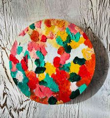32×41㎝「夕方の部屋の中」F6・原画・油彩 - メルカリ