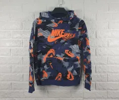 145 NIKE キッズ カモフラージュ 起毛 Tシャツ