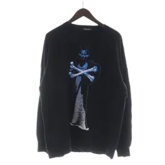 【中古】アンダーカバー UNDERCOVER 17AW UTOPIE スウェット トレーナー 長袖 クロスボーン ロゴ 裏毛 4 黒 アンダーカバー UNDERCOVER 17AW UTOPIE スウェット トレーナー 長袖