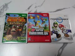 Wii　マリオカート・ニュースーパーマリオブラザーズ・ドンキーコングリターンズ