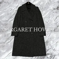 ★美品 マーガレットハウエル ダブルブレスト ウール チェスターコート 黒 M 2025年最新】MARGARET HOWELL レディース チェスターコートの人気