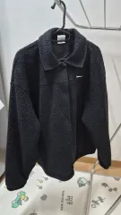 レディース NIKE ブラック ボア フリース ジャケット XL