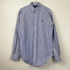 ポロ ラルフローレン ブルー クラシックフィット チェック シャツ