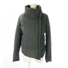 【中古】バルマン BALMAIN ダウンジャケット ショート丈 スタンドカラー ダブルジップ グレー /CK14 ■GY18 バルマン BALMAIN ダウンジャケット ショート丈 スタンドカラー ダブル