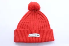 ユニクロ ニットキャップ ニット帽子 アニヤハインドマーチ ブランド レディース ONEサイズ オレンジ UNIQLO 【中古】